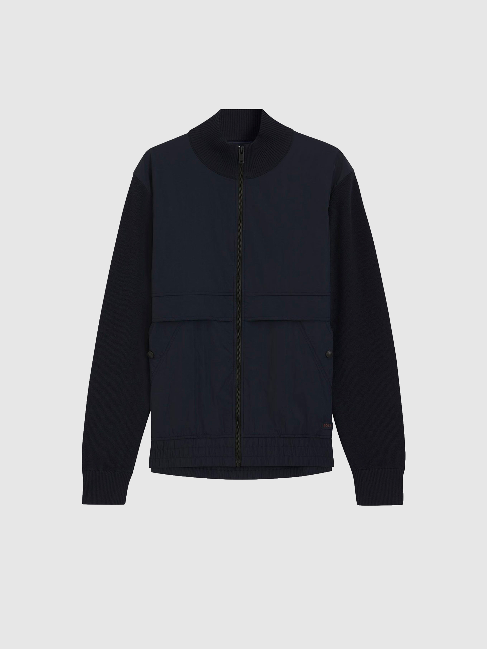 Jacket Man Navy Blue Boss