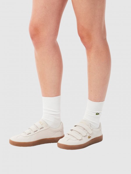 Sapatilha Lacoste Mulher Womens Baseshot Pro Strap Sneakers
