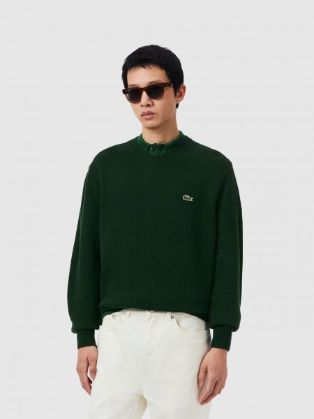 Camisola Lacoste Homem Crewnecks Sweaters Male Adult Sweater