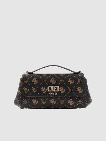 Mala Guess Mulher Emelie Logo Flap Crossbody Mala Guess Mulher Emelie Logo Flap Crossbody