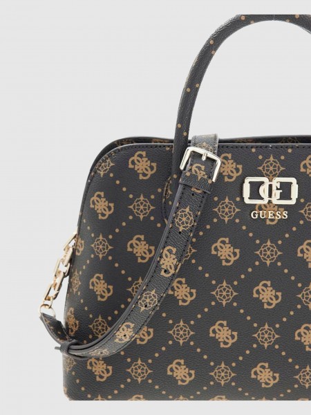 Mala Guess Mulher Emelie Logo 2 Comp Satchel