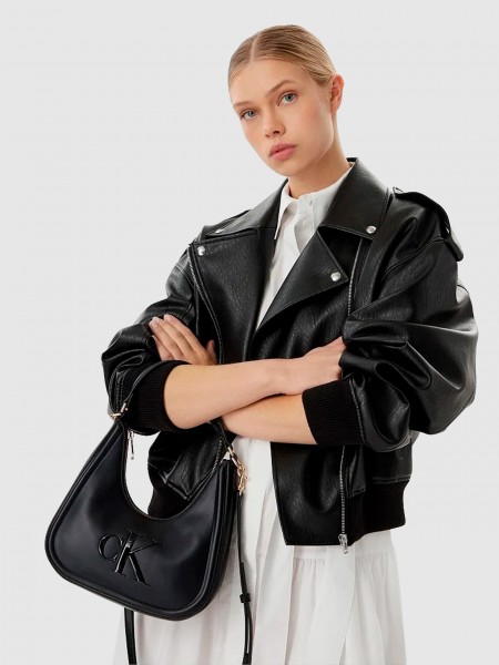 Mala Calvin Klein Mulher Bold Ck Small Crescent Bag