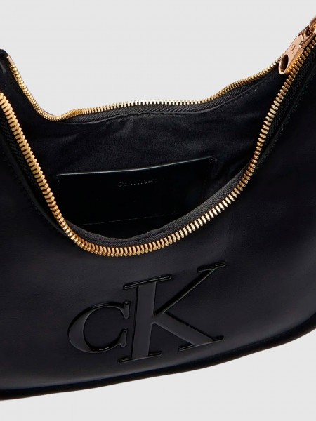 Mala Calvin Klein Mulher Bold Ck Small Crescent Bag