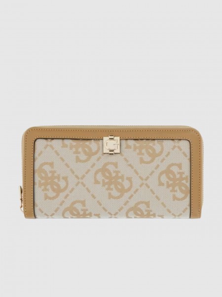Carteira Guess Mulher Audrey Logo Slg Lrg Zip Around