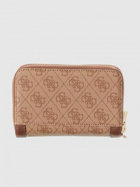 Carteira Guess Mulher Lindsey Slg Med Double Zip