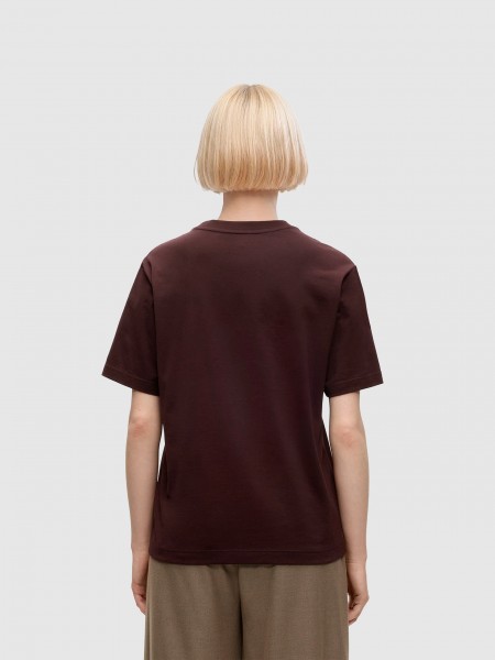 T-Shirt Lacoste Mulher Crewneck T-Shirts
