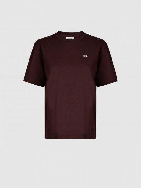 T-Shirt Lacoste Mulher Crewneck T-Shirts