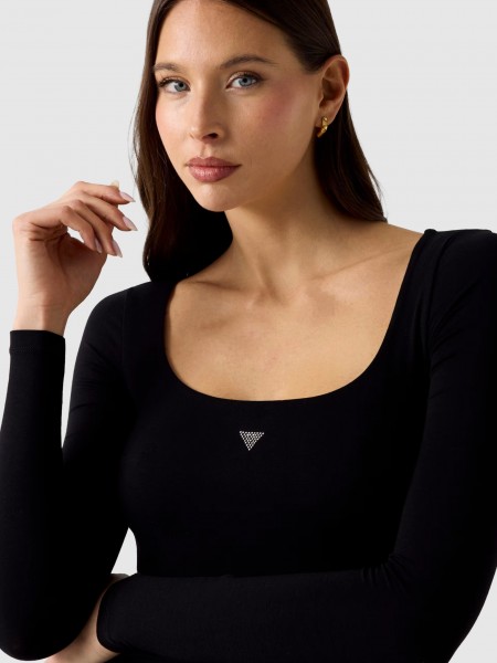 Body Guess Mulher Ls Square Nk Larissa Body