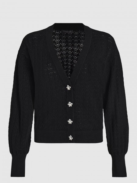 Jacket Woman Black Guess Jacket Woman Black Guess