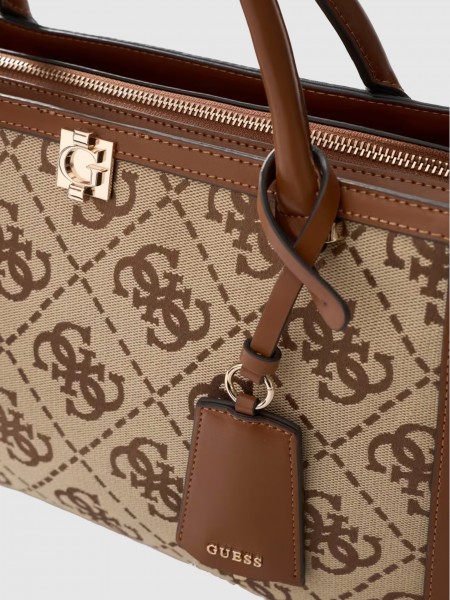 Mala Guess Mulher Audrey Logo Girlfriend Satchel