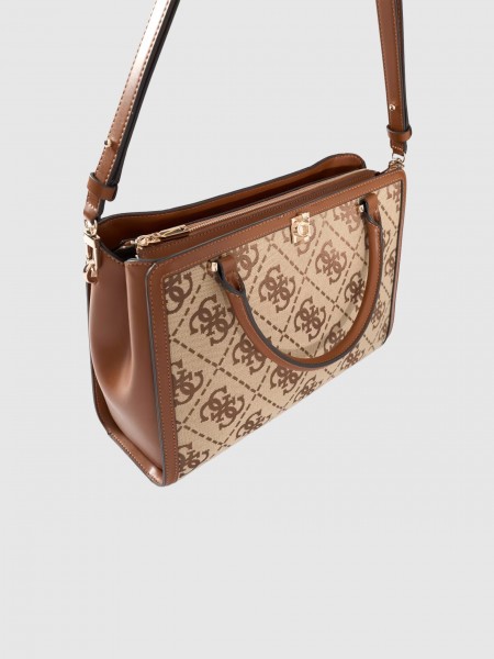 Mala Guess Mulher Audrey Logo Girlfriend Satchel