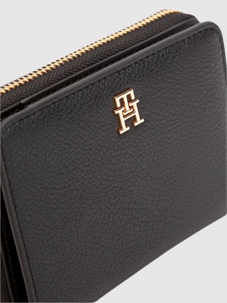 Carteira Tommy Hilfiger Mulher Th Icon Med Za W/flap
