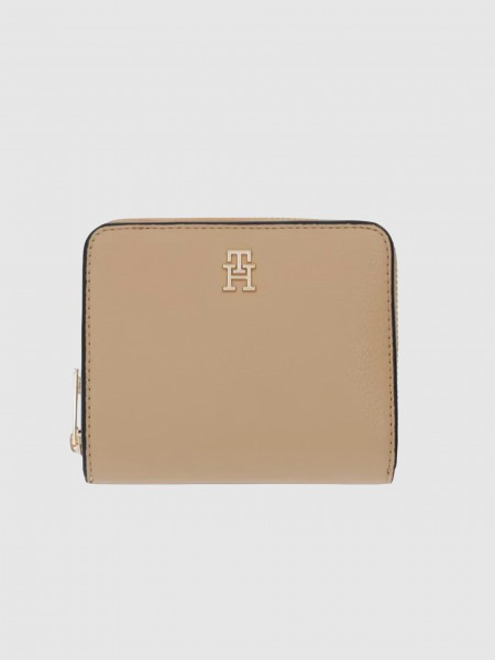 Carteira Tommy Hilfiger Mulher Th Icon Med Za W/ Flap Seasonal