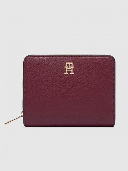 Carteira Tommy Hilfiger Mulher Th Icon Med Za W/ Flap Seasonal