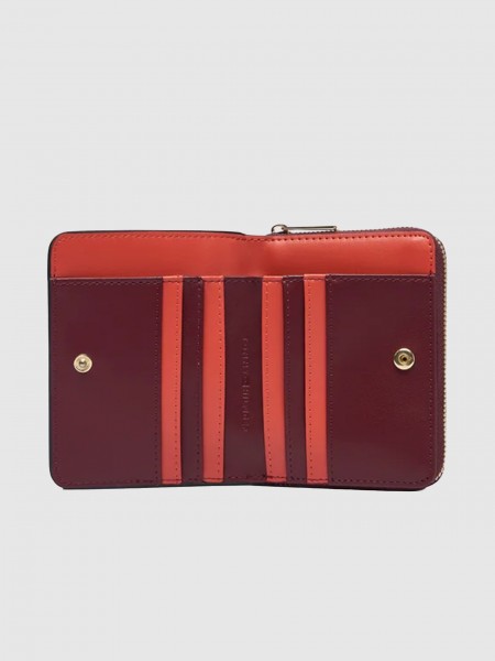 Carteira Tommy Hilfiger Mulher Th Icon Med Za W/ Flap Seasonal