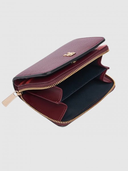 Carteira Tommy Hilfiger Mulher Th Icon Med Za W/ Flap Seasonal
