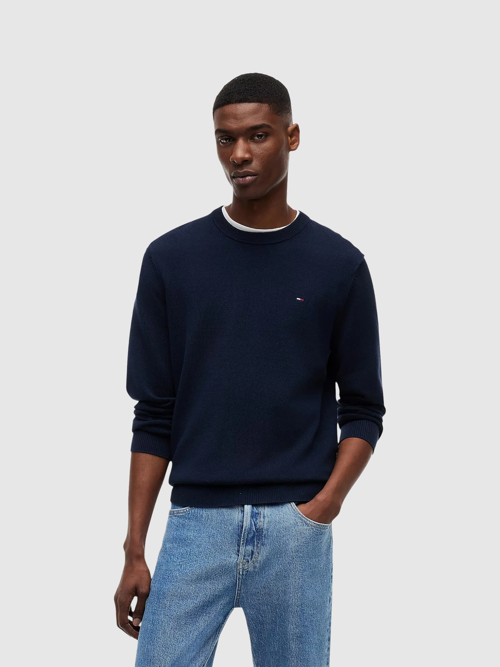 Pullover Man Navy Blue Tommy Jeans