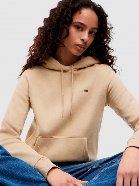 Sweatshirt Tommy Jeans Mulher Tjw Reg S Flag Hoodie