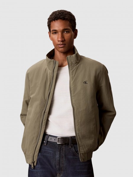 Casaco Calvin Klein Homem Ls Padded Nylon Harrington Jacke