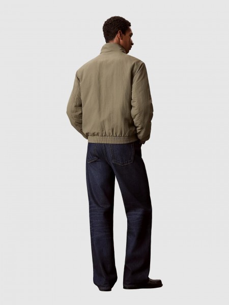 Casaco Calvin Klein Homem Ls Padded Nylon Harrington Jacke