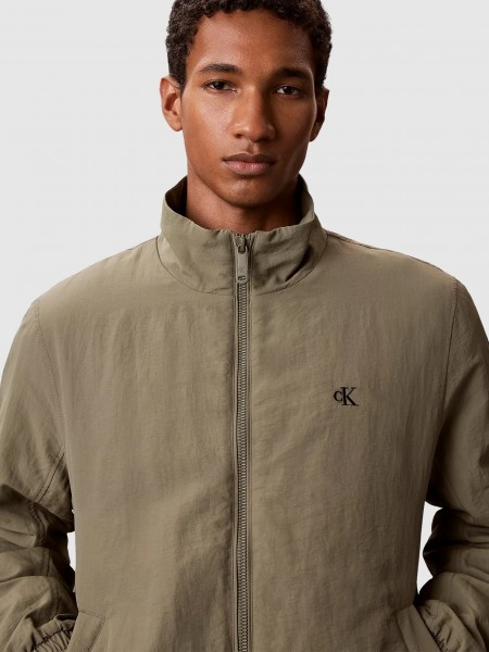 Casaco Calvin Klein Homem Ls Padded Nylon Harrington Jacke