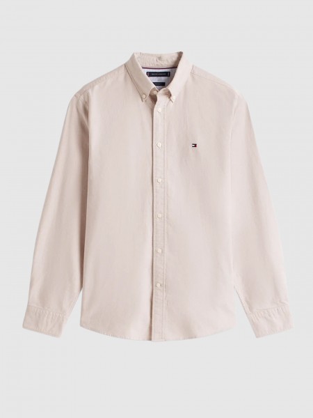 Camisa Tommy Hilfiger Homem Solid Heritage Oxford Rf Shirt