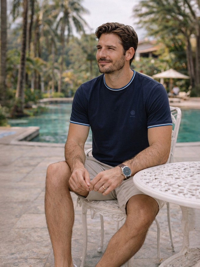 T-Shirt Man Navy Blue Westrags