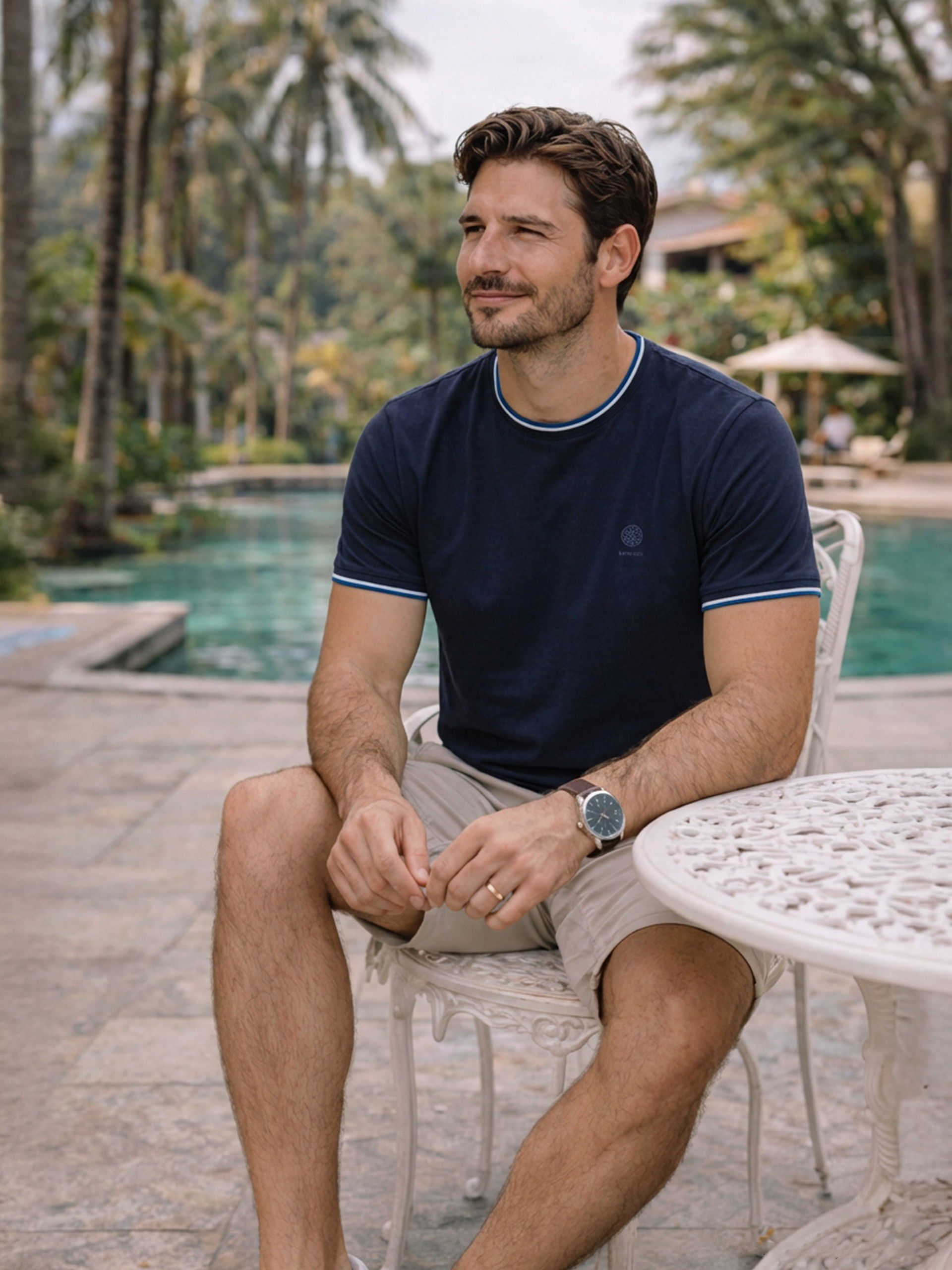 T-Shirt Man Navy Blue Westrags