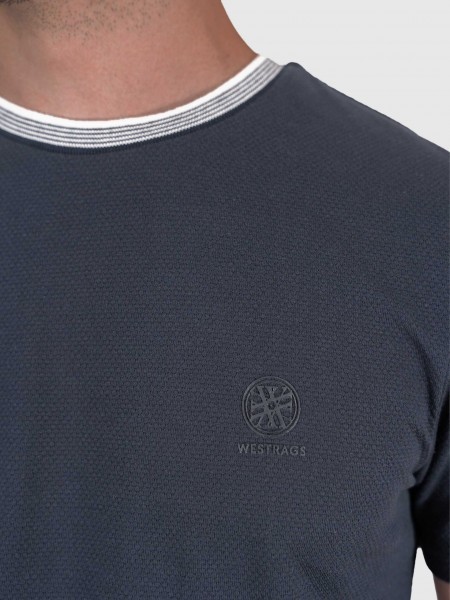 T-Shirt Polyestrer Textured Bubble Jersey / Winkley Westrags