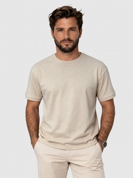 T-Shirt Man Cream Westrags