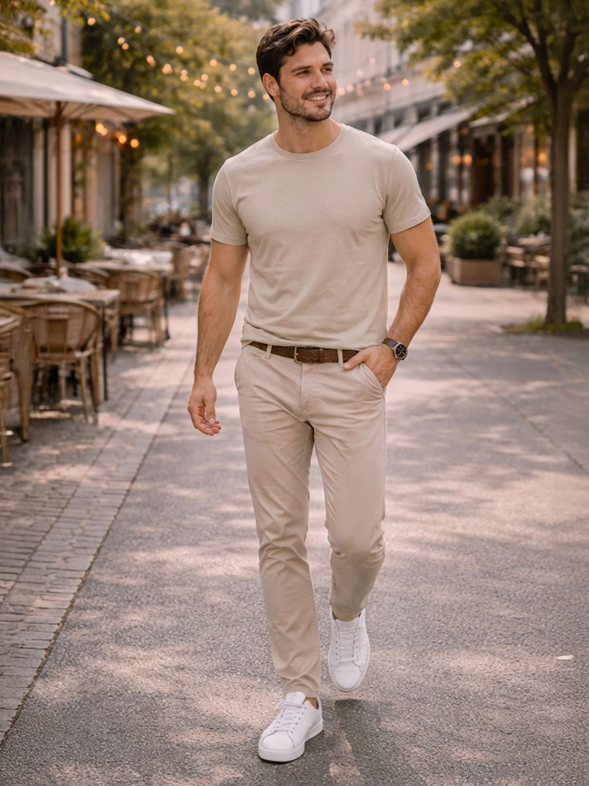 T-Shirt Man Cream Westrags