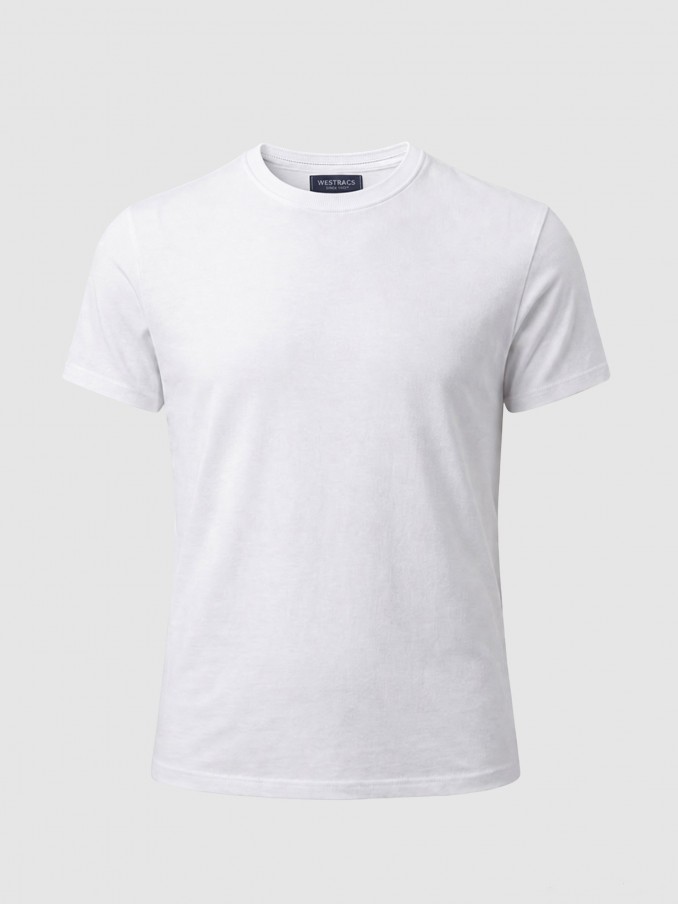 T-Shirt Man White Westrags