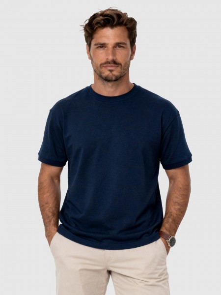 T-Shirt Man Navy Blue Westrags