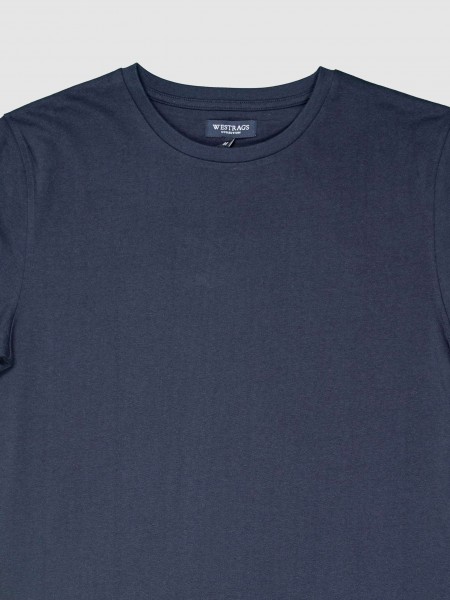 T-Shirt Man Navy Blue Westrags