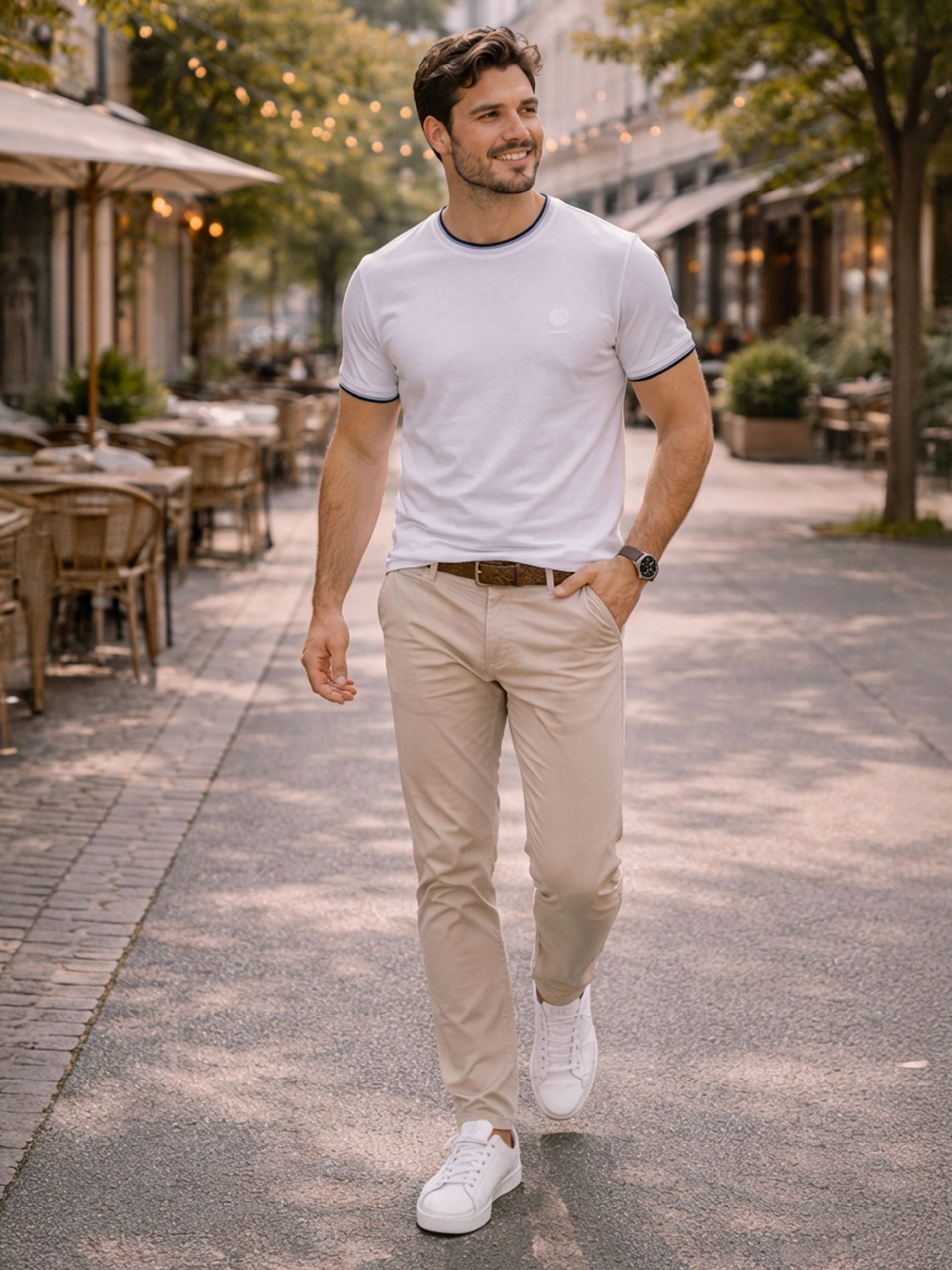 T-Shirt Man White Westrags