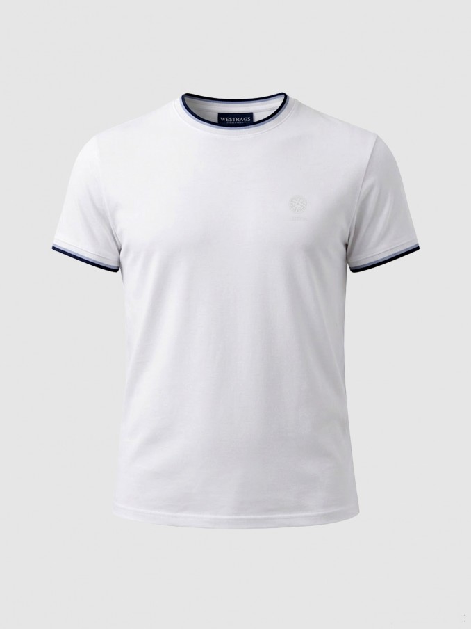 T-Shirt Man White Westrags