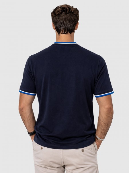 T-Shirt Man Navy Blue Westrags
