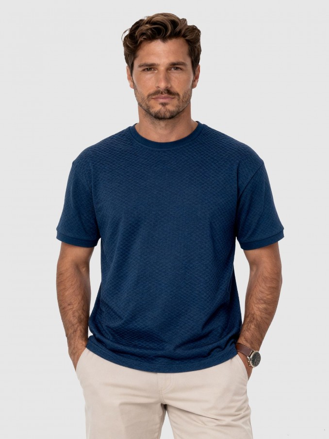 T-Shirt Man Navy Blue Westrags