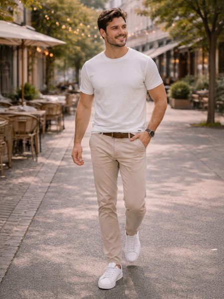 T-Shirt Man White Westrags