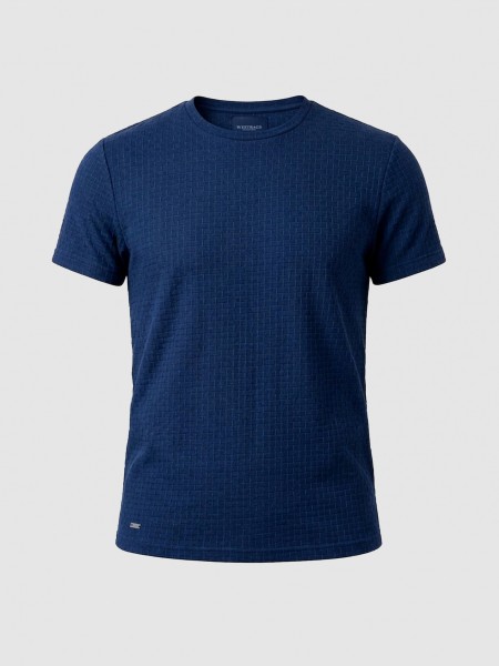T-Shirt Man Navy Blue Westrags