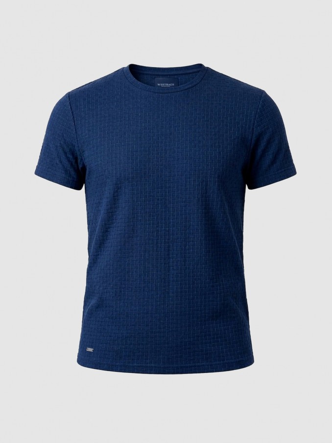 T-Shirt Man Navy Blue Westrags