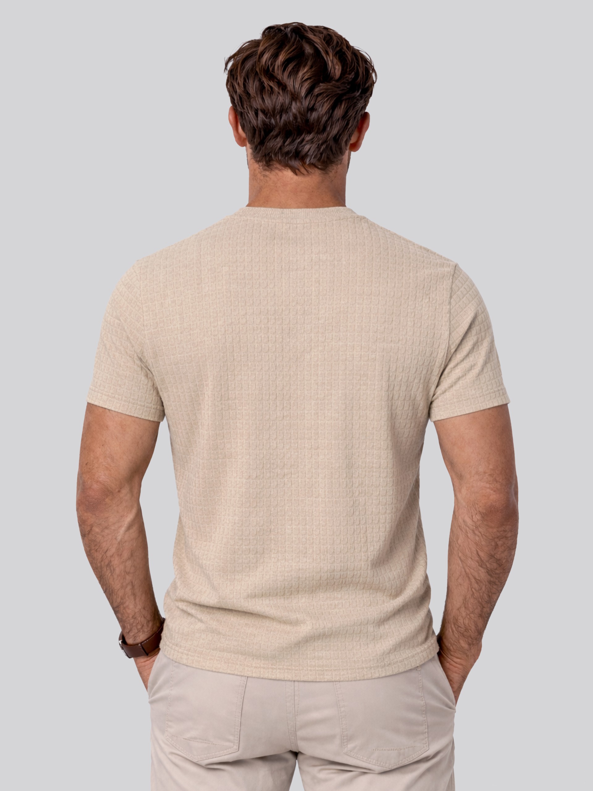 T-Shirt Man Beige Westrags