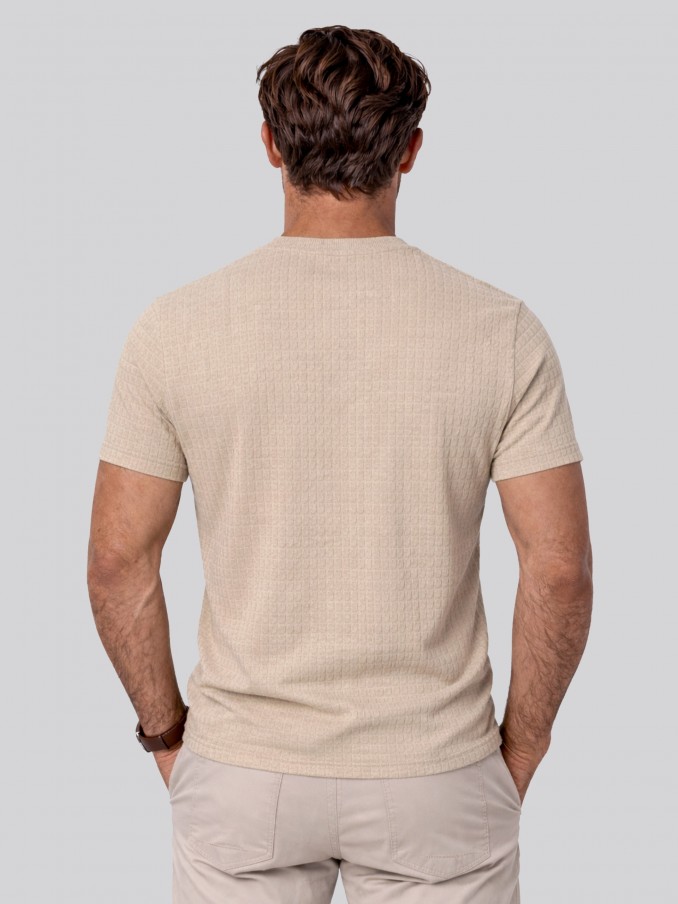 T-Shirt Man Beige Westrags