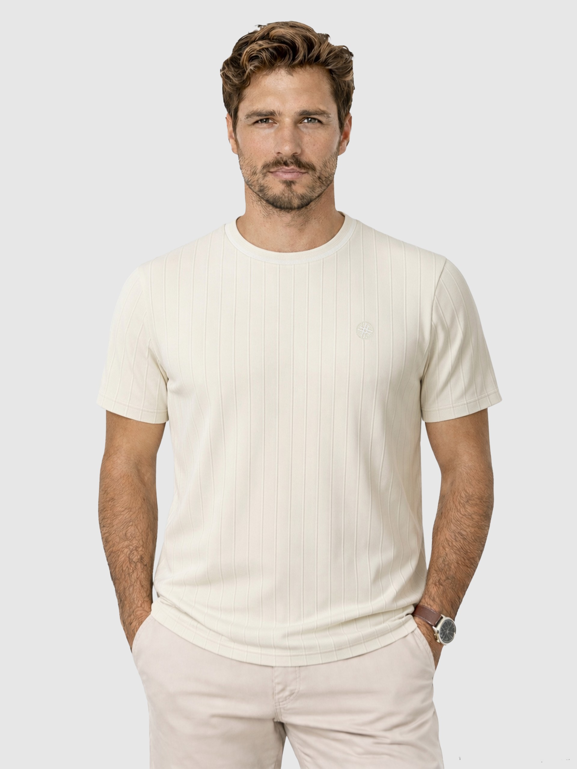 T-Shirt Man Cream Westrags
