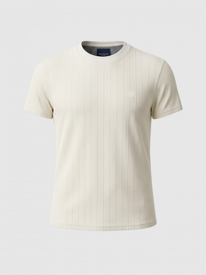 T-Shirt Man Cream Westrags