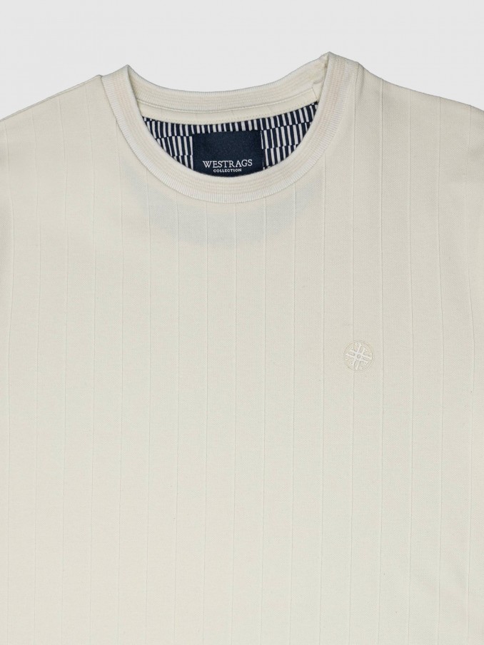 T-Shirt Man Cream Westrags