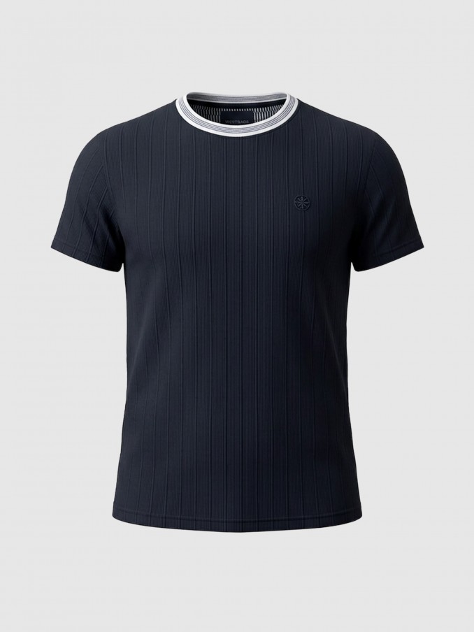 T-Shirt Man Navy Blue Westrags