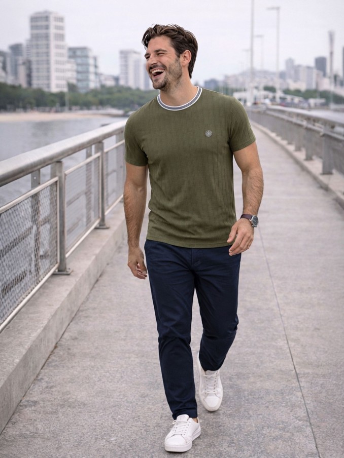 T-Shirt Man Green Westrags