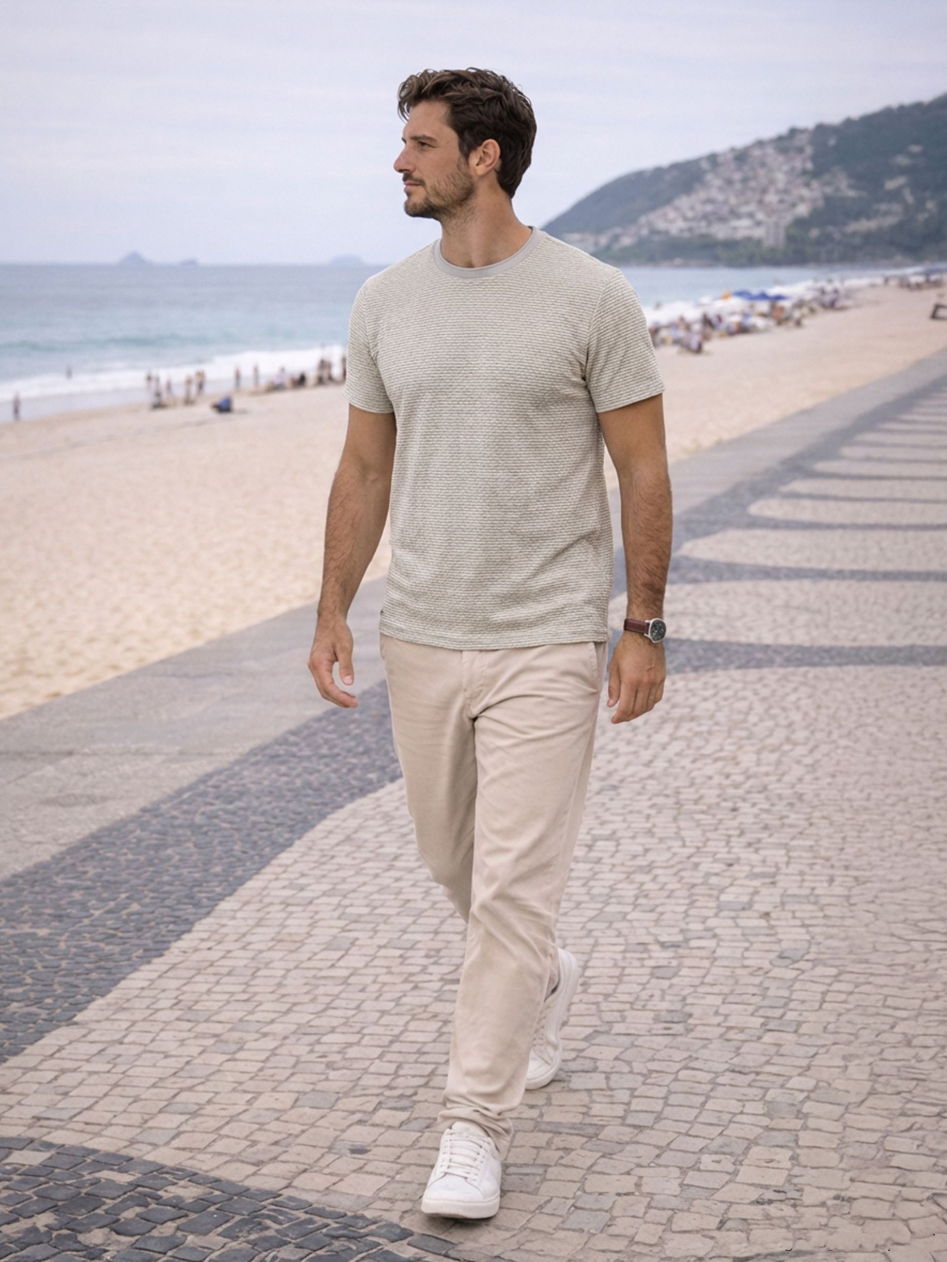 T-Shirt Man Green Water Westrags