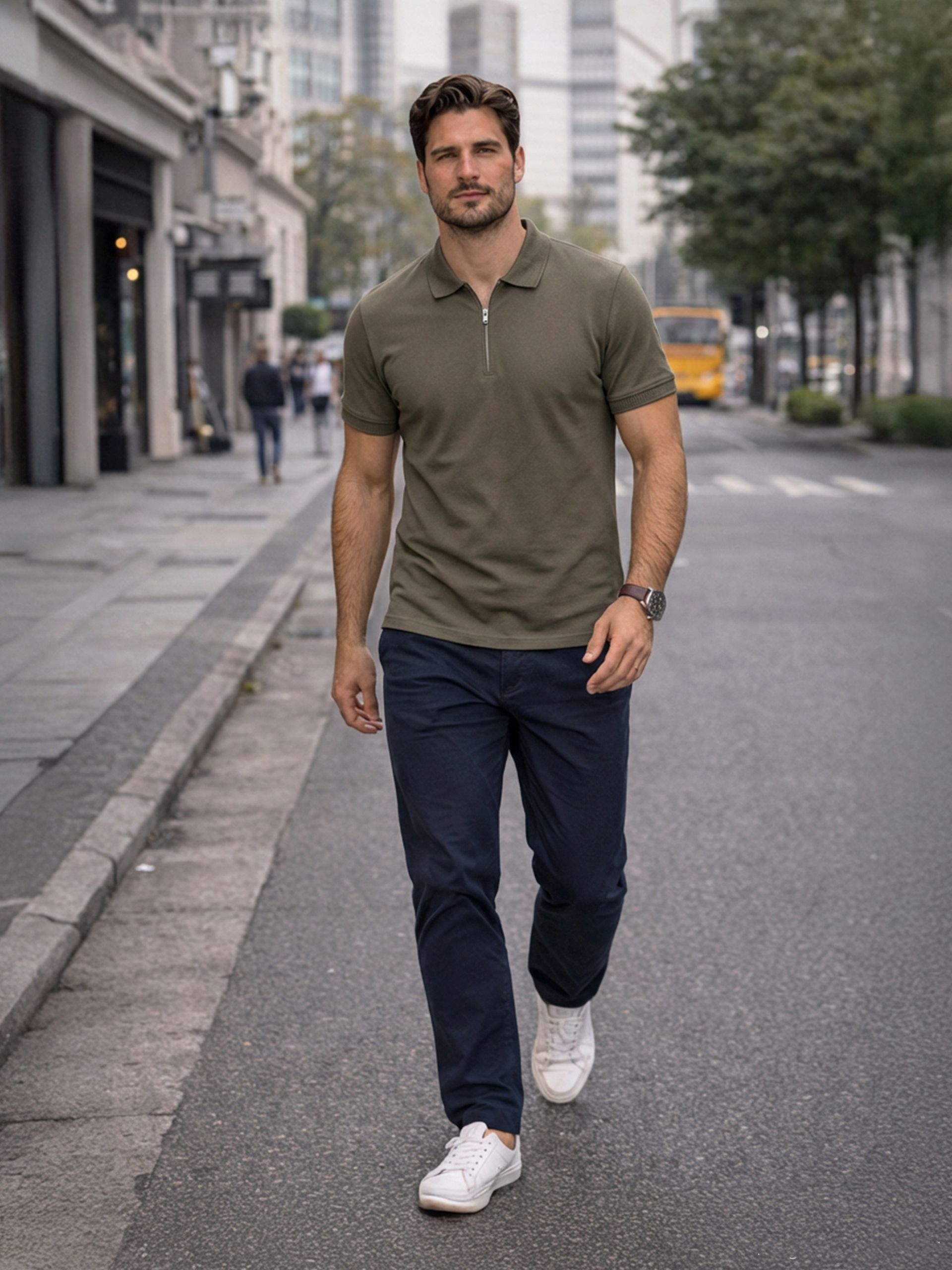 Polo Shirt Man Dark Green Westrags